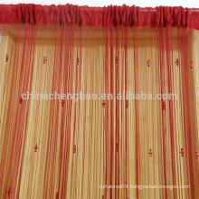 China supplier india style string ready made kitchen curtains